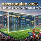 ตารางการแข่งขันบอลโลกวันนี้